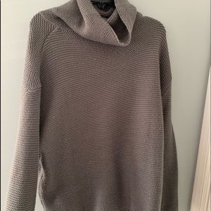 turtle neck oversized sweater
